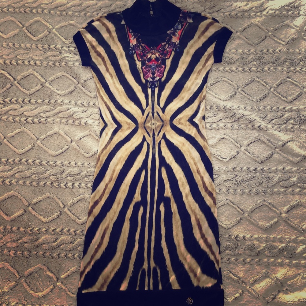 Roberto Cavalli jersey dress